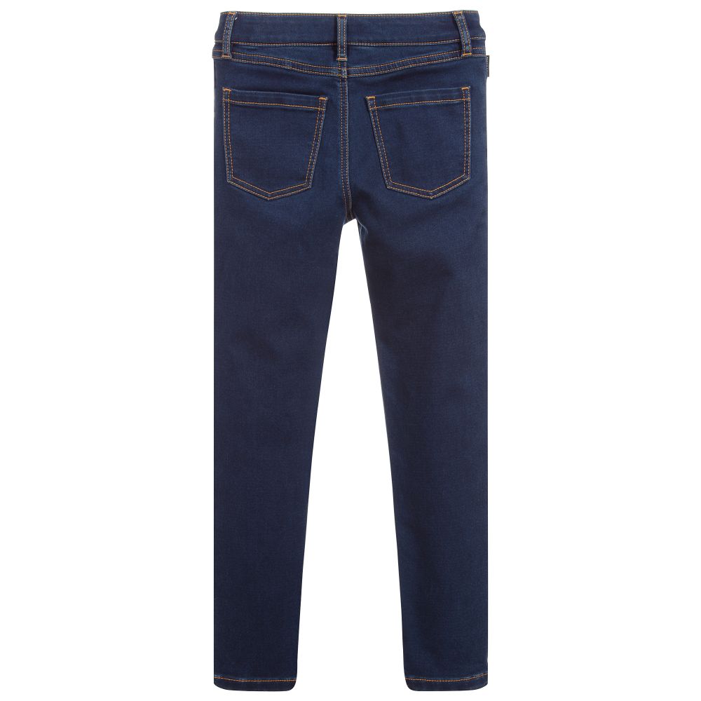 Boys & Girls Navy Blue Teddy Bear Jeans