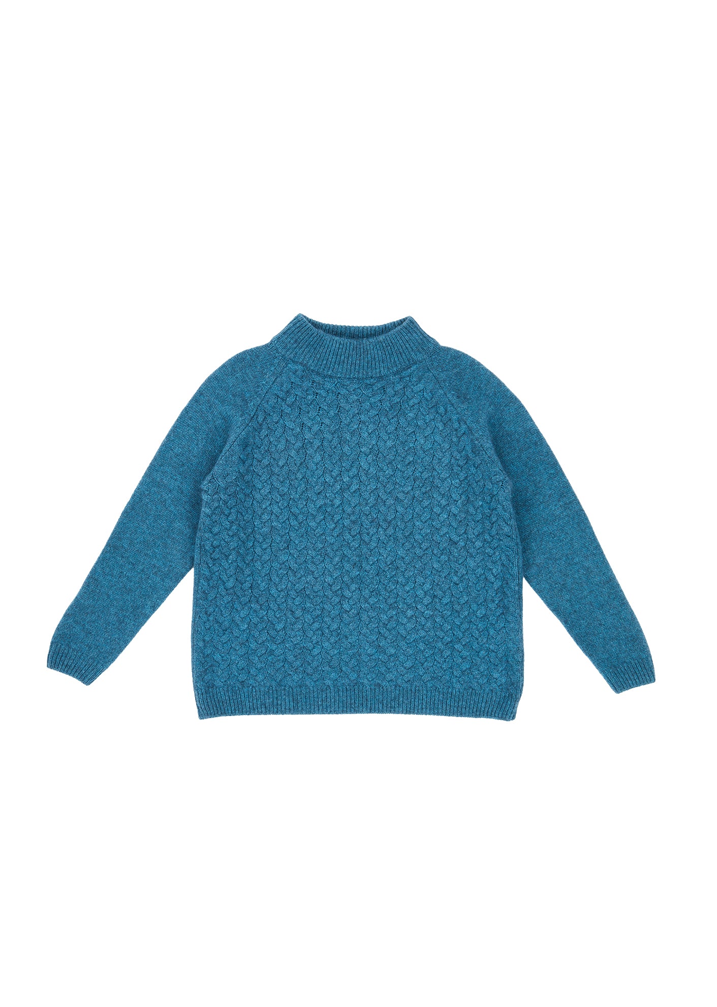 Boys & Girls Teal Owl Cable Jumper