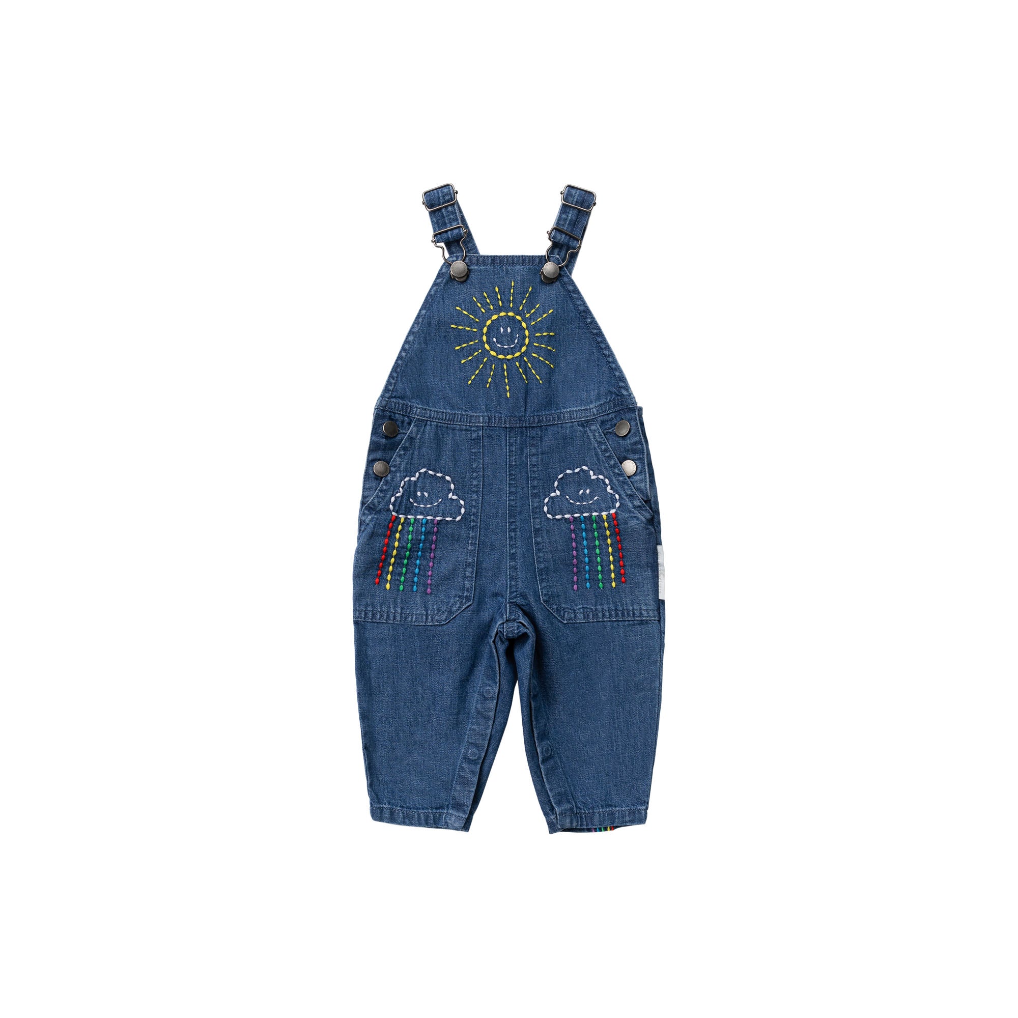 Baby Boys Denim Chambray Overalls