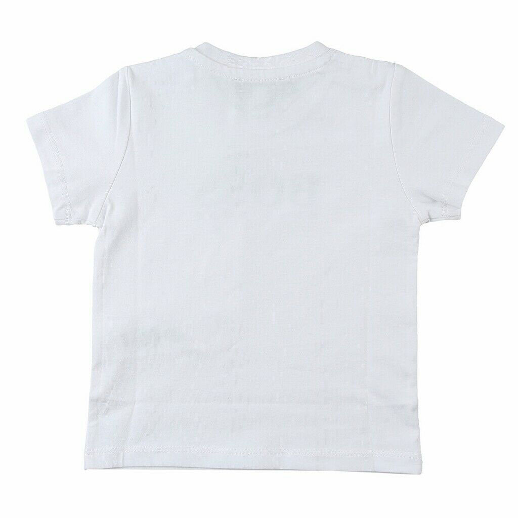 Baby Boys & Girls White Cotton T-Shirt