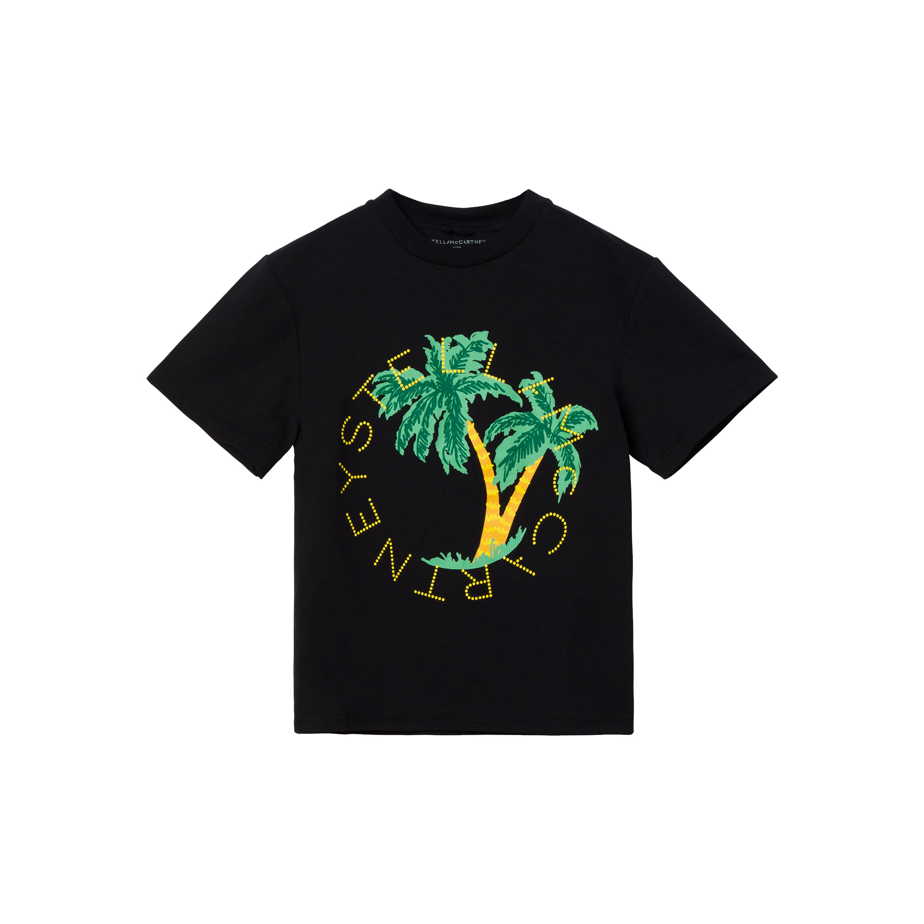 Boys Black Logo Print T-Shirt