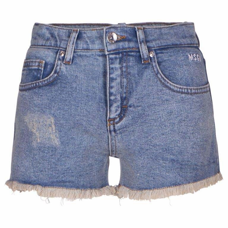 Boys & Girls Blue Denim Shorts