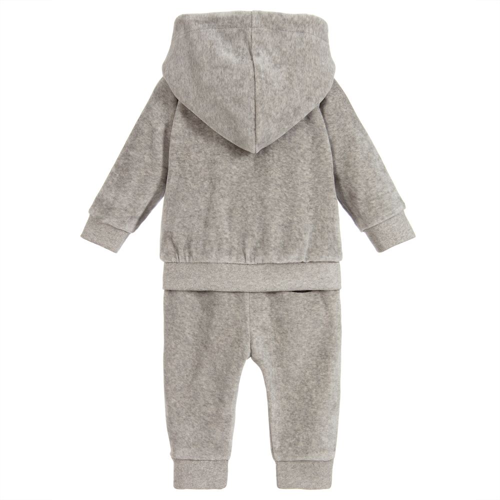 Baby Boys Grey Cotton Sets