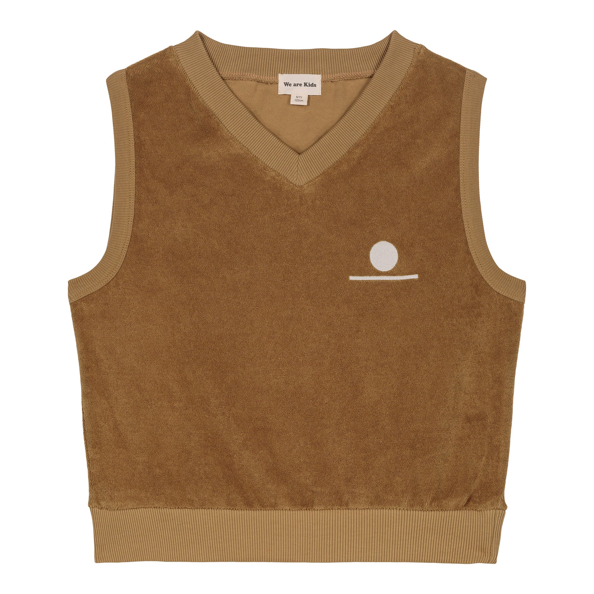 Boys & Girls Camel Cotton Vest