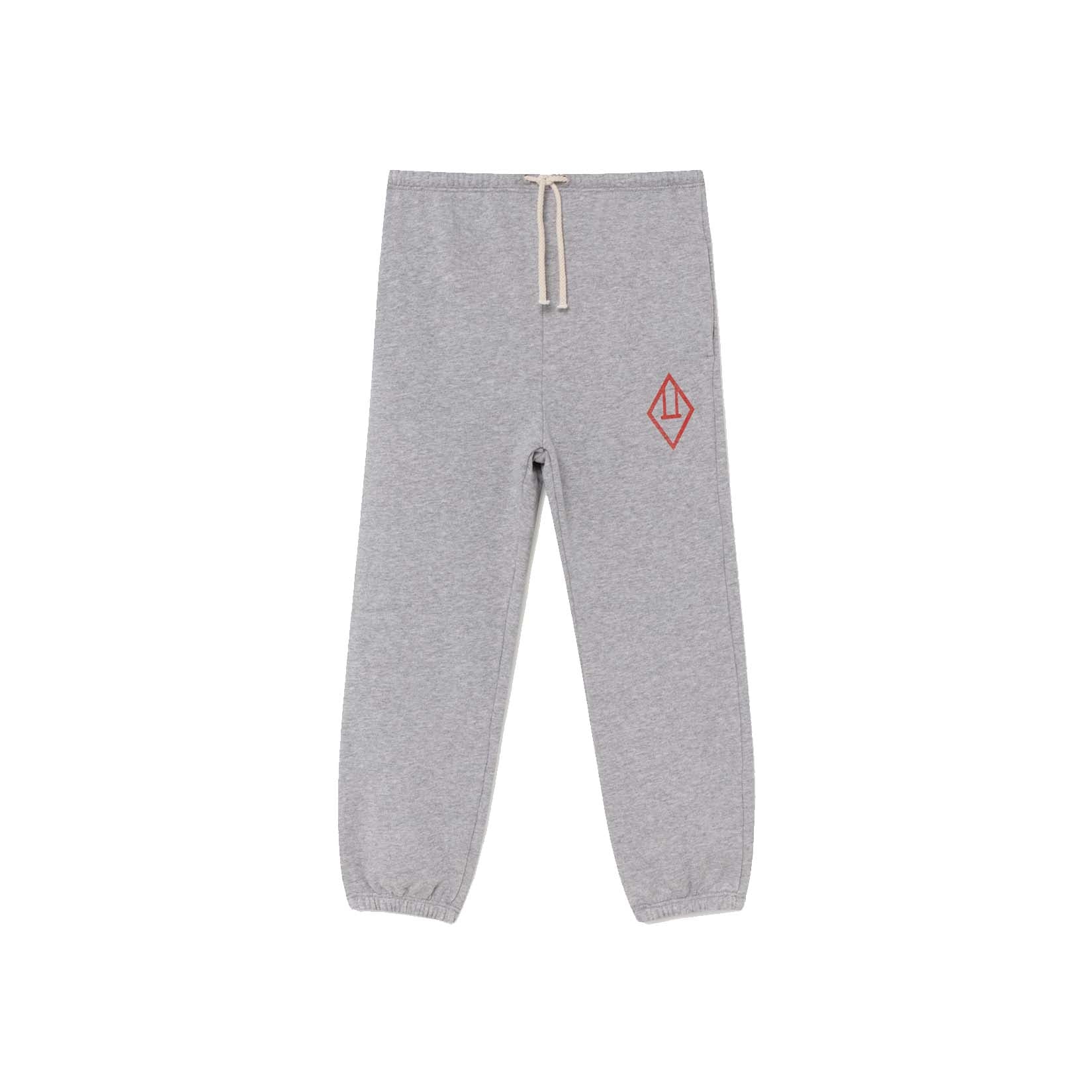 Boys & Girls Grey Logo Cotton Trousers