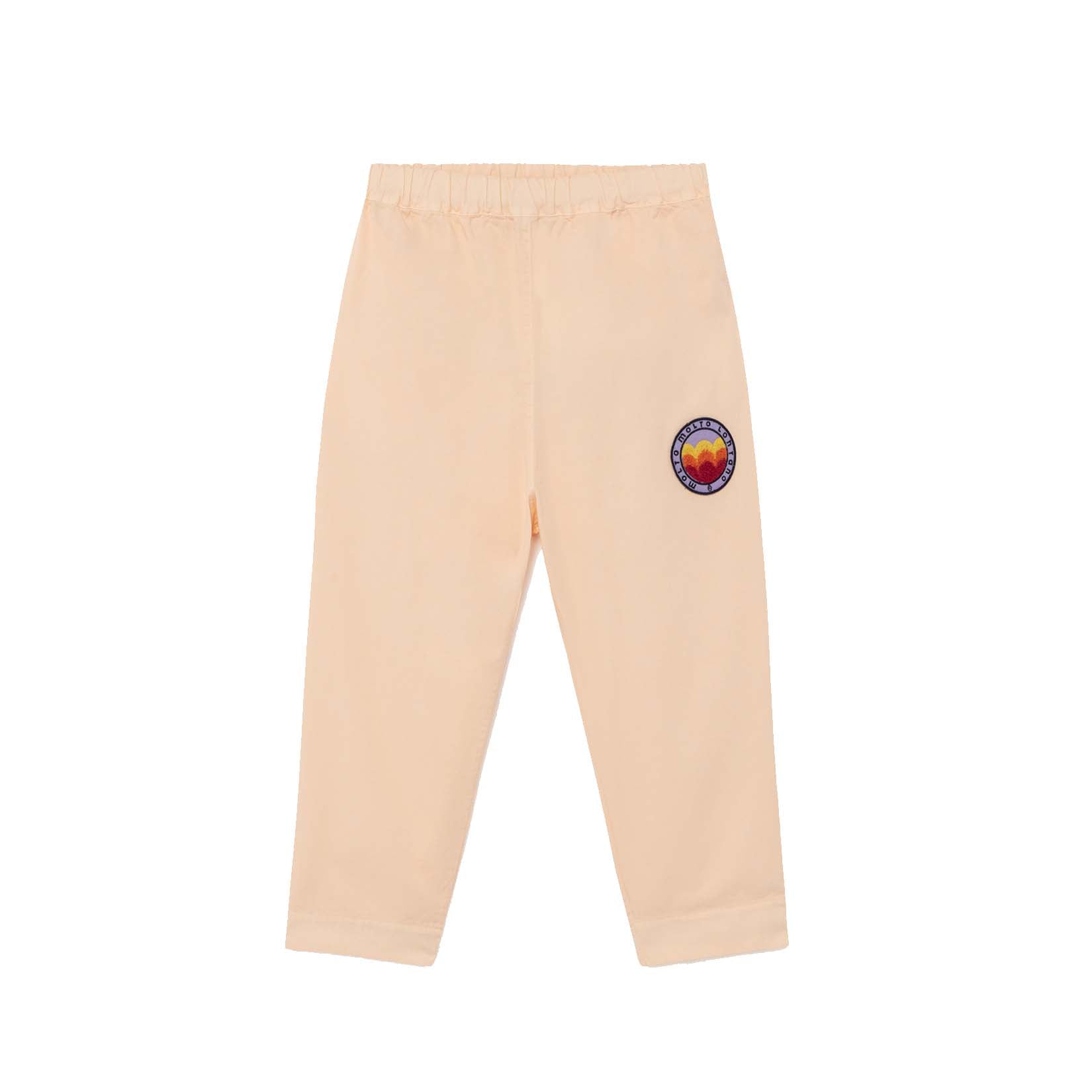 Boys & Girls Pink Cotton Trousers