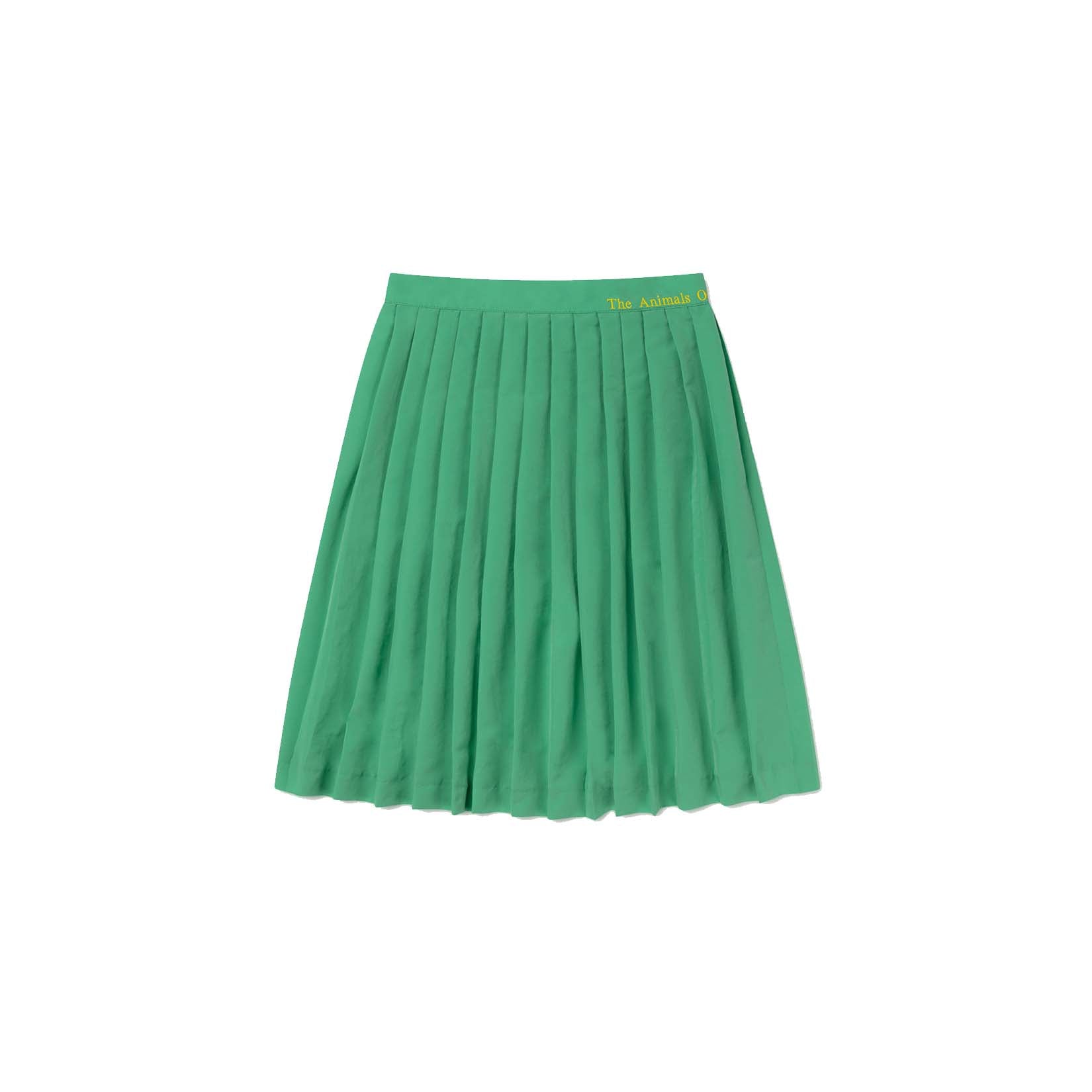 Girls Green Logo Skirt