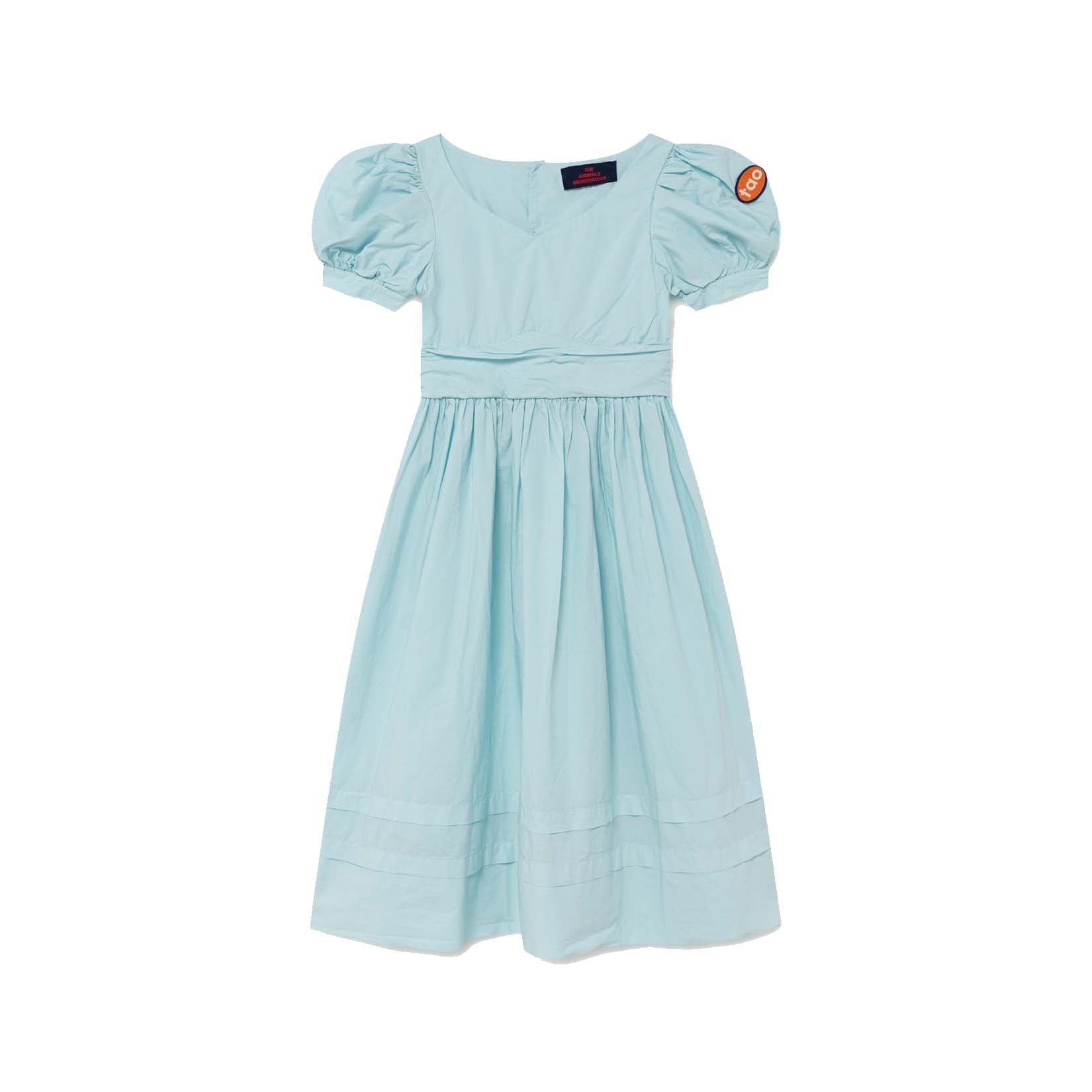 Girls Blue Tao Cotton Dress