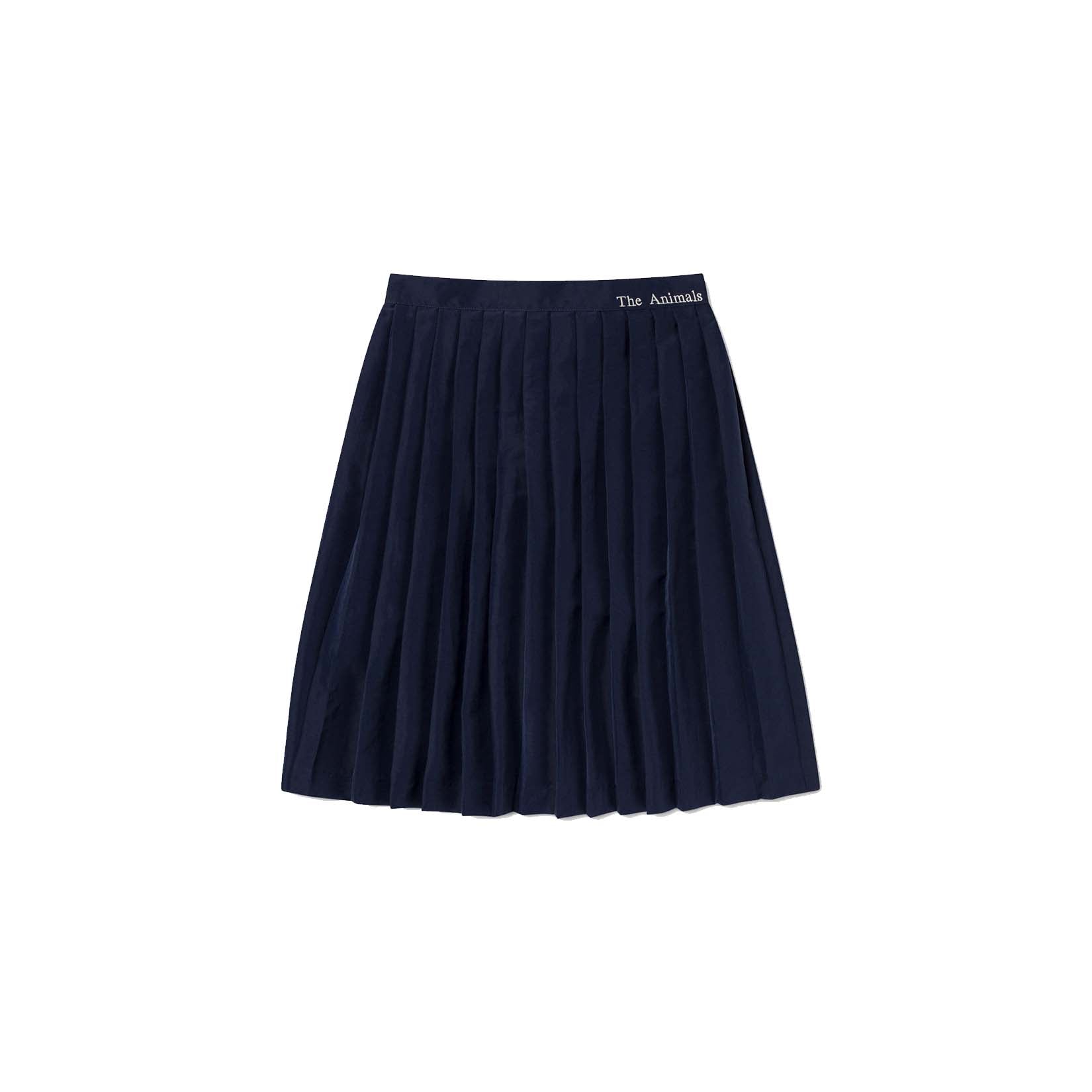 Girls Navy Logo Skirt