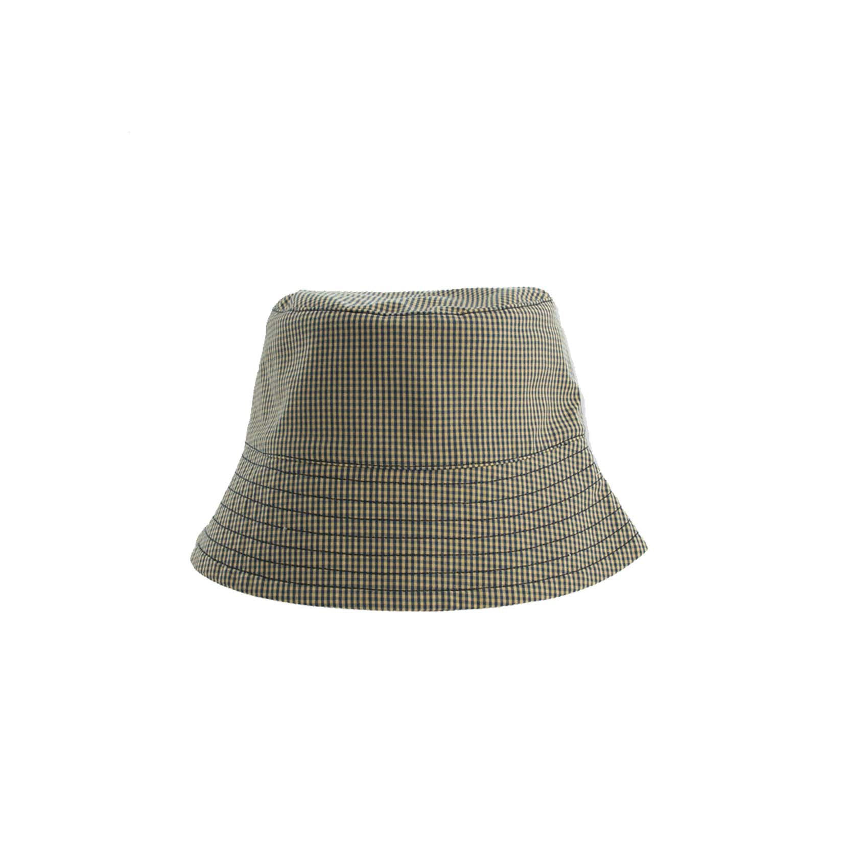 Boys & Girls Grey Check Cotton Hat