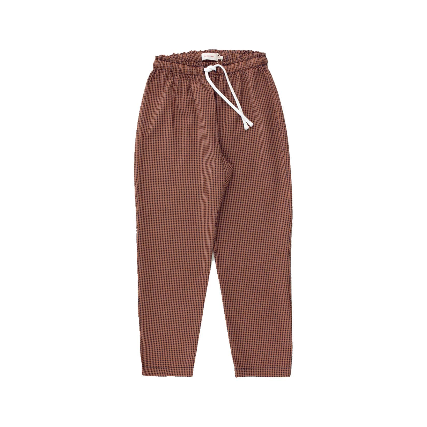 Boys & Girls Cinnamon Check Trousers