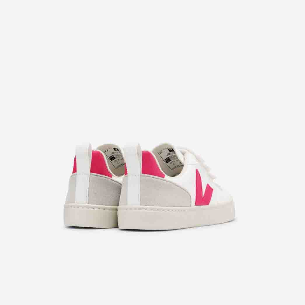 Boys & Girls White "V-10 CWL" Shoes