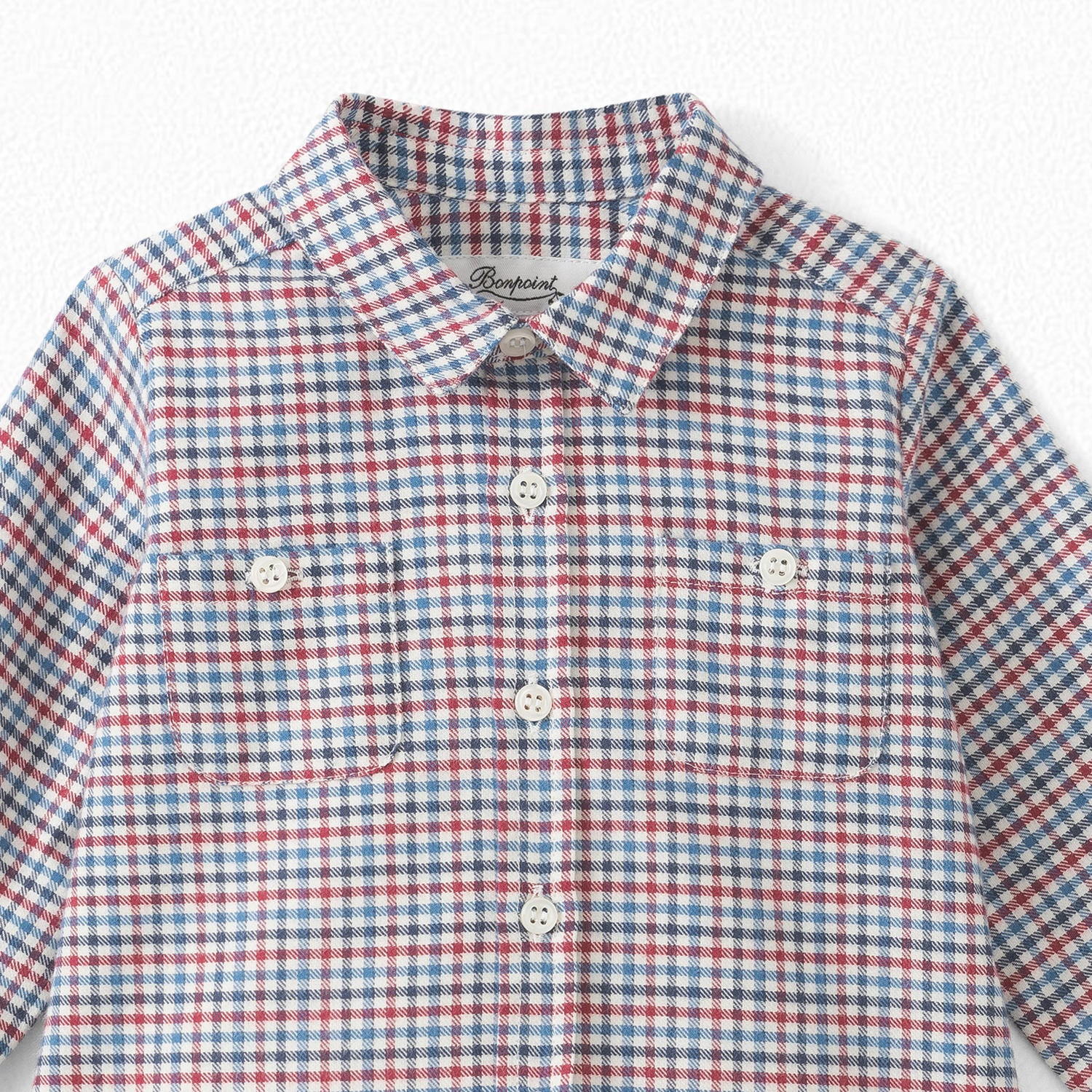 Baby Boys Blue Check Shirt