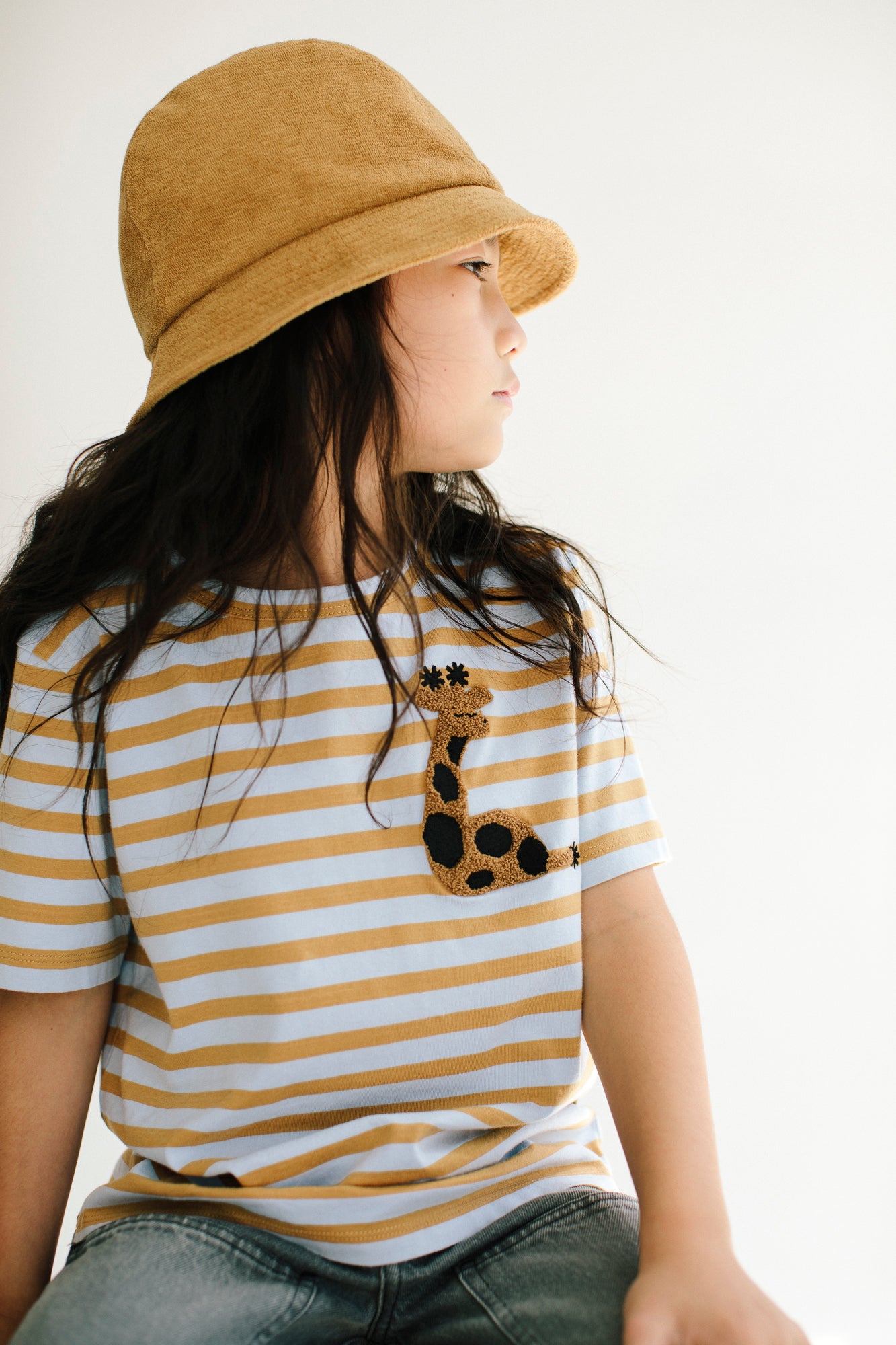 Boys & Girls Blue Stripes Cotton T-Shirt