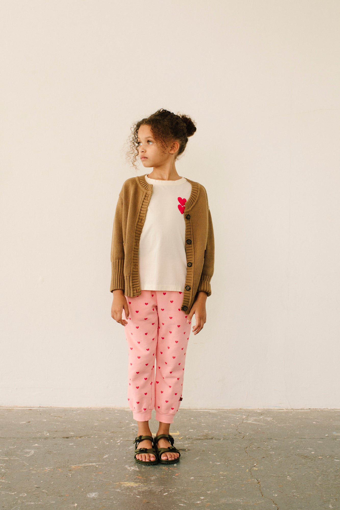 Boys & Girls Bronze Cotton Cardigan